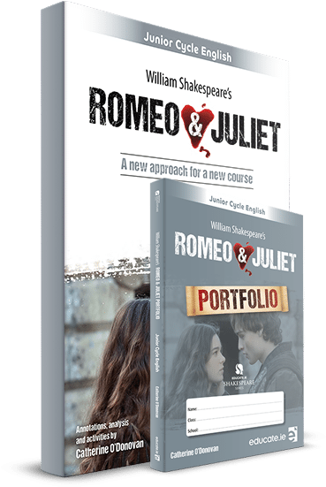 Romeo & Juliet Portfolio Book - Romeo And Juliet Portfolio Educate Ie (420x550), Png Download