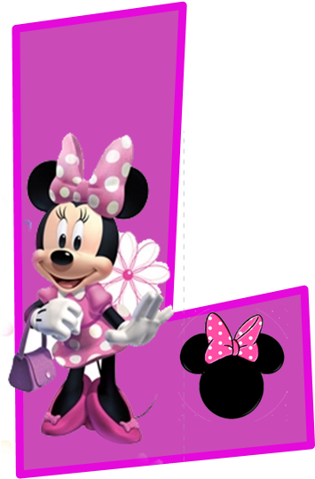 Festa Minie, Tema Minnie, Aniversário Minnie, Coisas, - Minnie Mouse Alphabet Letters U (437x565), Png Download