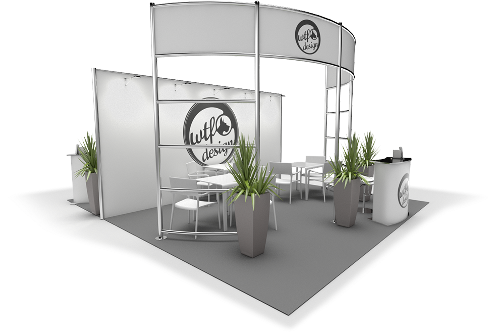 3d Graphic Space Model - Booth 3d Png (1015x660), Png Download