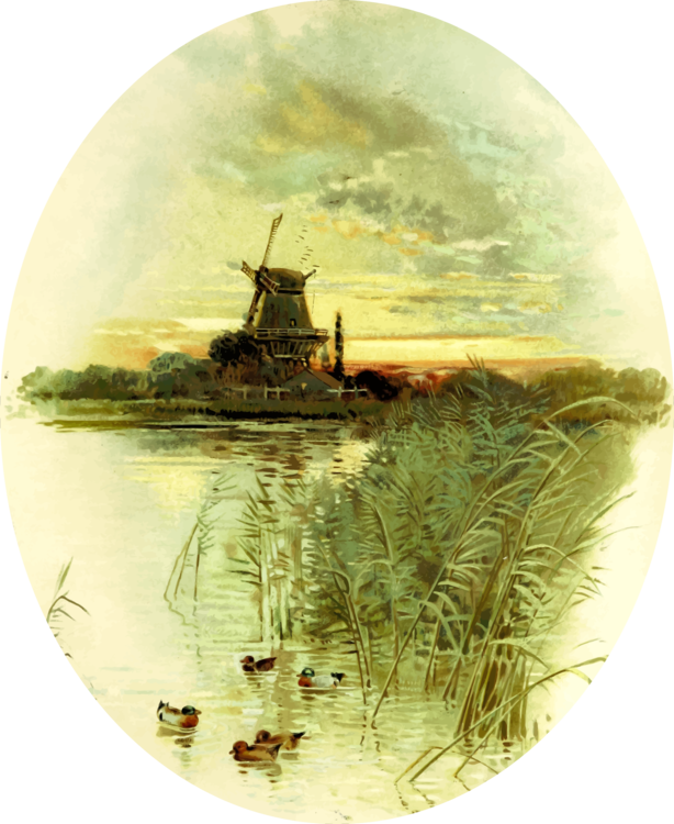 Painting Drawing Duck Song Iridescence - Drawing (614x750), Png Download