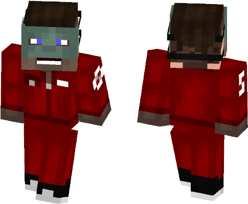 Corey Taylor Skin - Lil Uzi Vert Minecraft Skin (584x497), Png Download