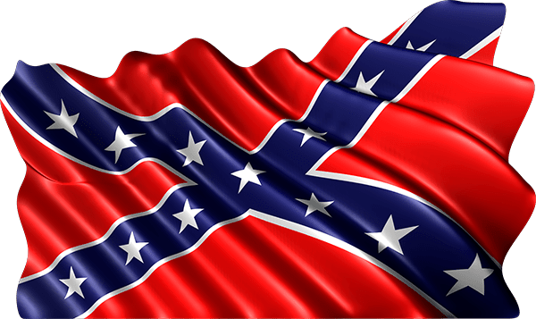 Waving Rebel Flag - Puerto Rico Flag Waving (600x357), Png Download