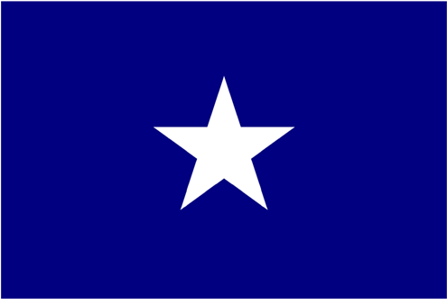 Bonnie Blue Flag - Flag (520x416), Png Download