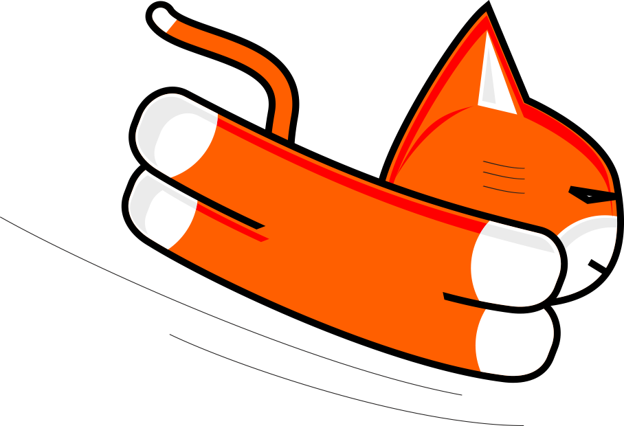 How To Draw A Flying Cat Really Fast - Draw A Cat (908x620), Png Download