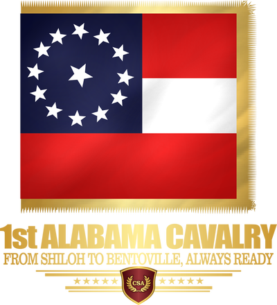 History Of The Confederate Flag - 1. Alabama-kavallerie (ba2) Fleecedecke (400x440), Png Download