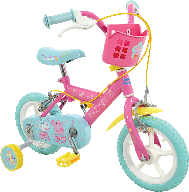 My First 12” Peppa Pig Bike Domestic - Peppa Pig 12 Bike (900x862), Png Download