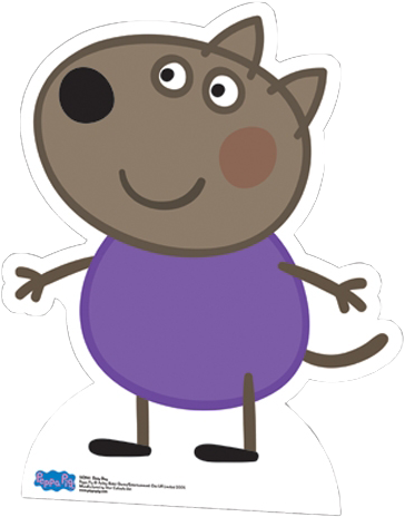 Danny Dog Cut Out Standee - Peppa Pig Danny Dog (371x463), Png Download