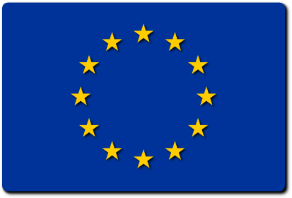 European Union Flag Hi Clipart - Eu Flag Small Png (600x400), Png Download