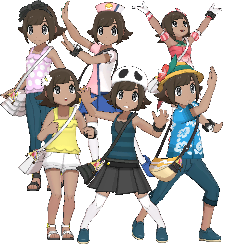 444kib, 930x1008, Trainer - Pokemon Ultra Moon Trainer Customization (930x1008), Png Download