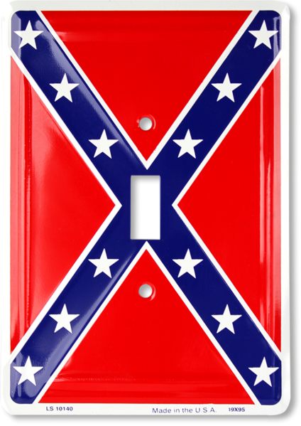Confederate Flag Light Switch - 5 Ft. X 8 Ft. Confederate Battle Flag (424x599), Png Download