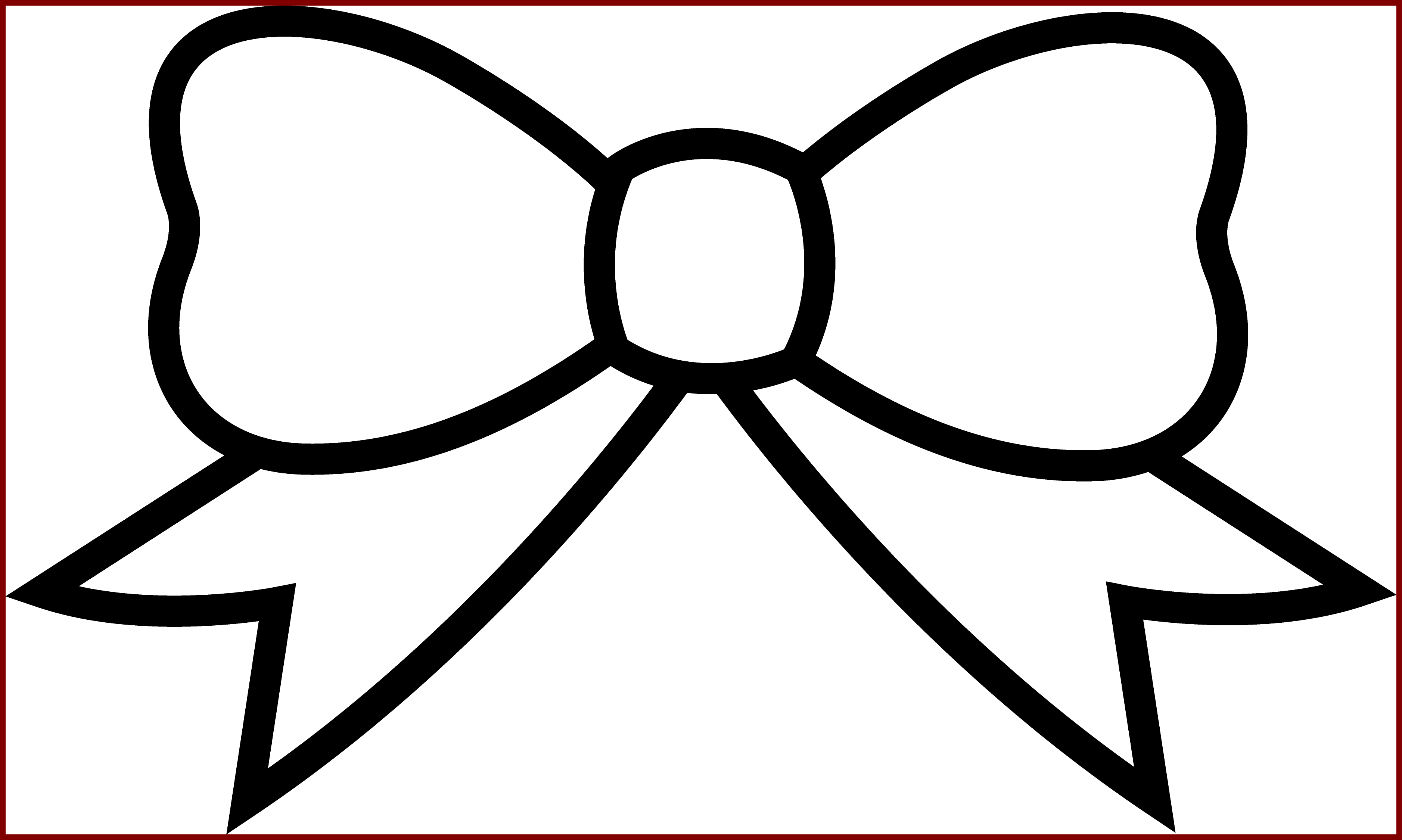 Picture Royalty Free Library Amazing Great Deals On - Bow Clipart Black And White (3755x2250), Png Download