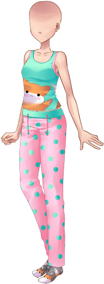 Date Outfit Episode 23 Fox Pajamas - Ep 7 Amor Doce Imagens (410x700), Png Download