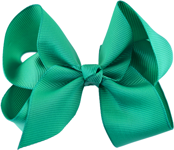 Grosgrain Ribbon Hair Bow Large - Satin (640x640), Png Download