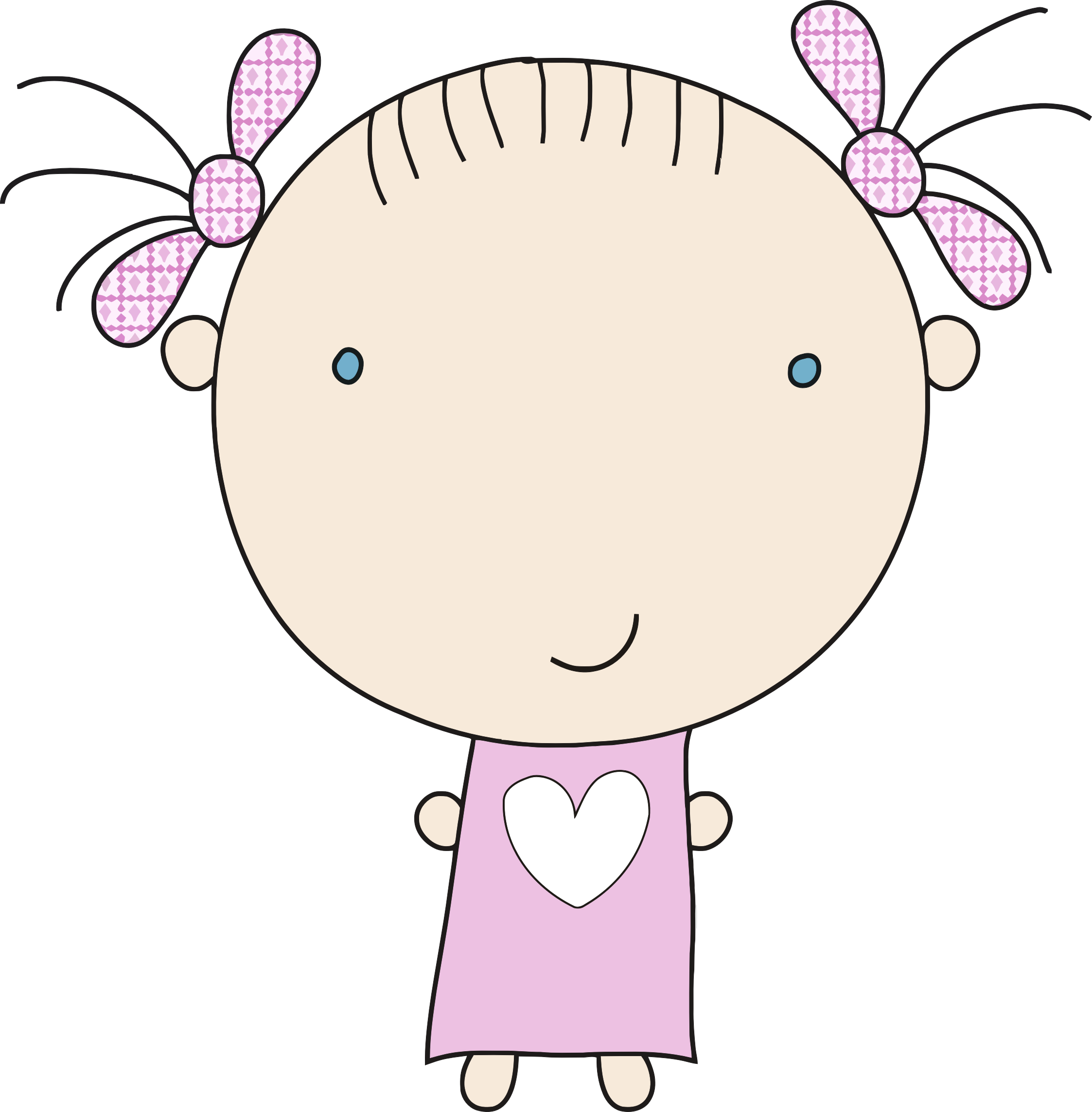 This Free Icons Png Design Of Little Girl In Pajamas (2246x2288), Png Download