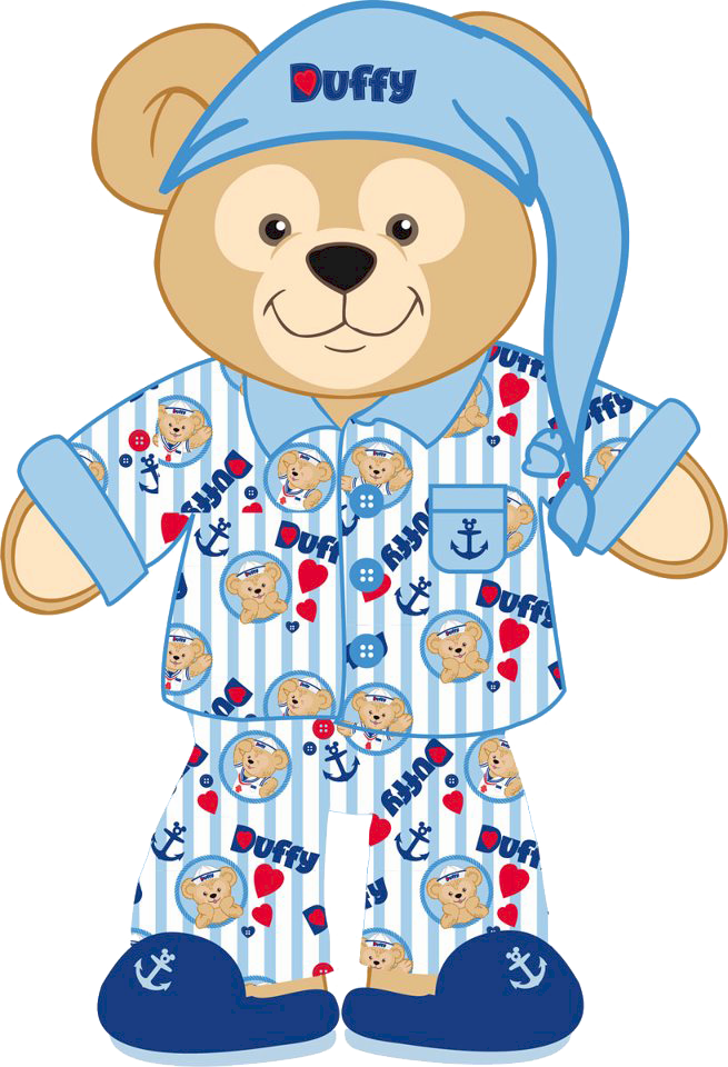 Pencil And In Color - Teddy In Pajamas Clipart (655x960), Png Download