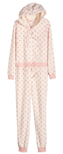 Ladies' Pajama Jumpsuit, Off White Print - Pajamas (500x500), Png Download