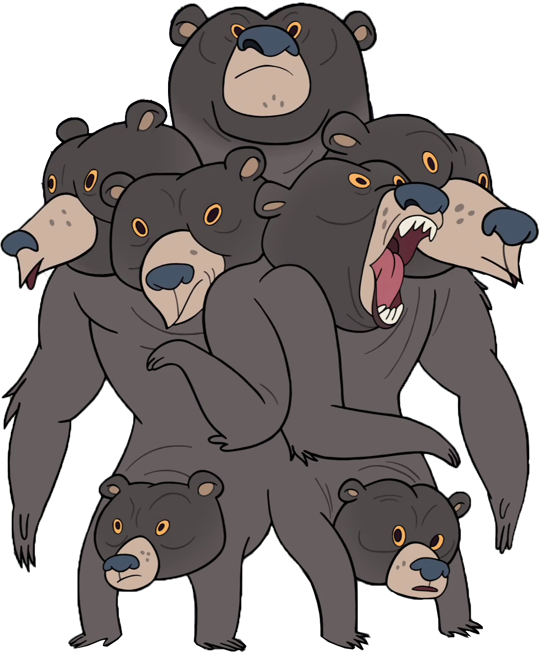 Sun Bear Clipart Oso - Multiuso Gravity Falls (1065x1288), Png Download