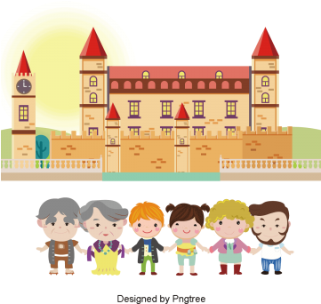 Simple Hand-painted Family Portrait Design, Simple, - Drawing (360x360), Png Download
