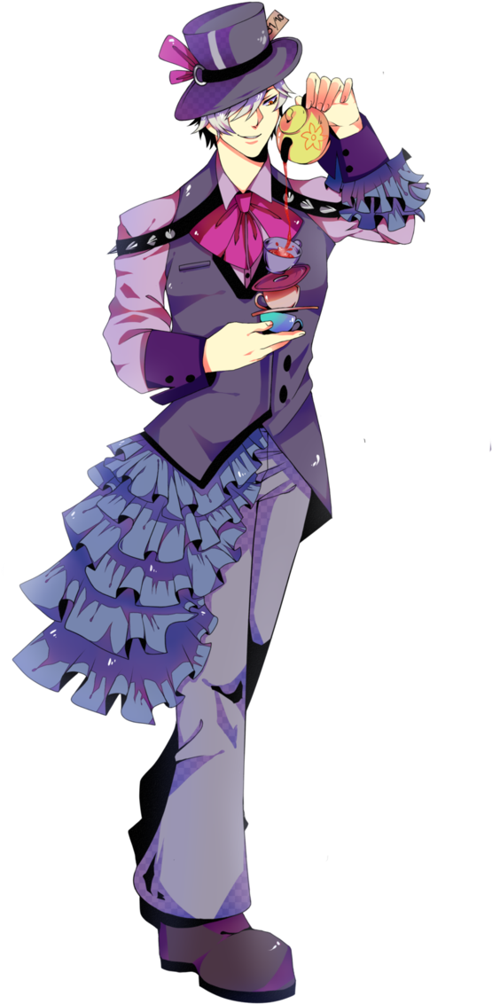 Sprite - Alicia En El Pais De Las Maravillas X El Sombrerero (676x1183), Png Download