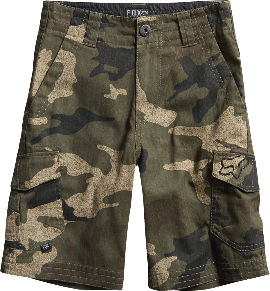 Banner Transparent Stock Fox Boys Slambozo Cargo Short - Fox Slambozo Camo Cargo Youth Short Zelená 24 (1000x1000), Png Download