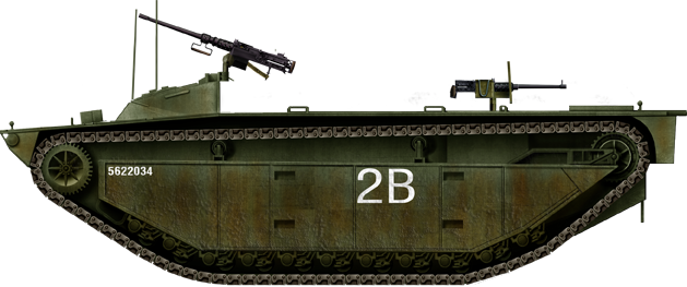 British Lvt-2, 79th Armored Division, Nijmegen, Holland, - Churchill Tank (629x263), Png Download