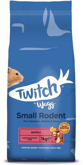Twitch Small Rodent Muesli - Rodent (400x650), Png Download