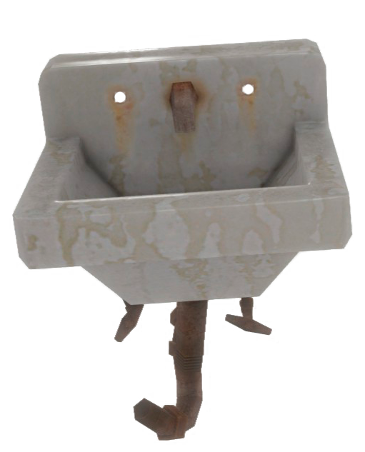 Fo4 Sink Broken - Portable Network Graphics (588x636), Png Download