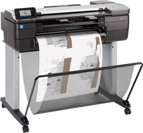 Hp Designjet T830 24-in Multifunction Printer - Hp Designjet T830 24 Inch (573x430), Png Download
