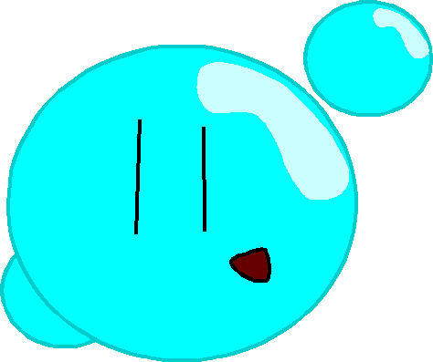 Cyan Blob - Computer File (474x397), Png Download