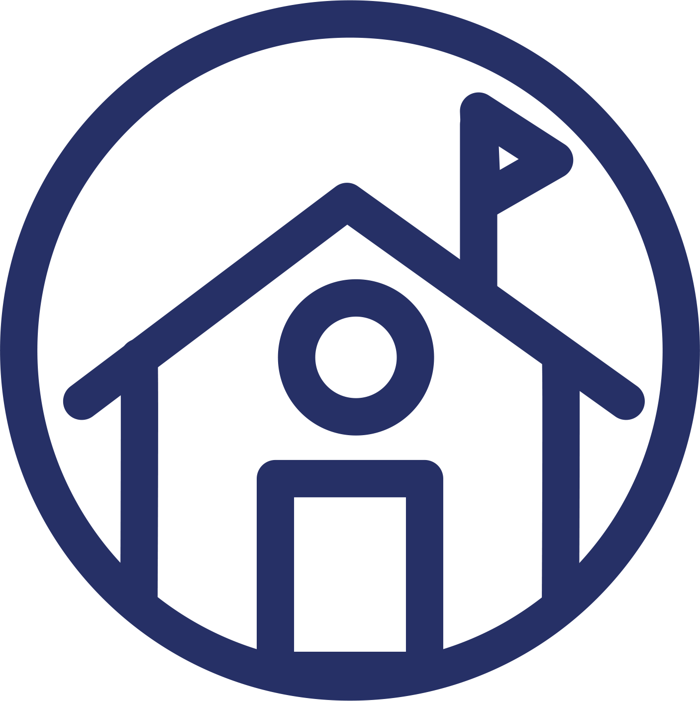 Excellent Sports Facilities - Arrow Button (1407x1408), Png Download