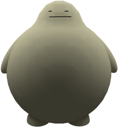 Blob Guy W Face - Penguin (900x506), Png Download