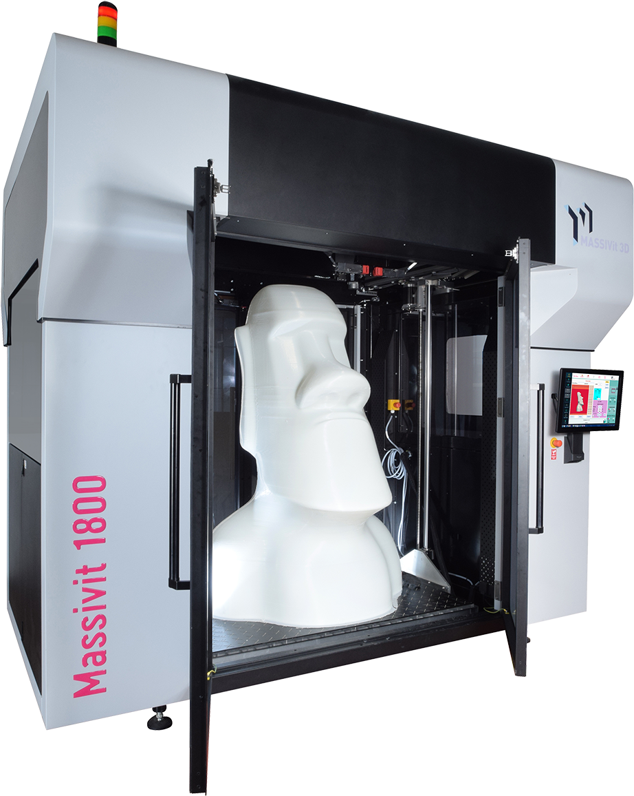 Massivit 1800 Large Format 3d Printer - Massivit 3d (1000x1196), Png Download