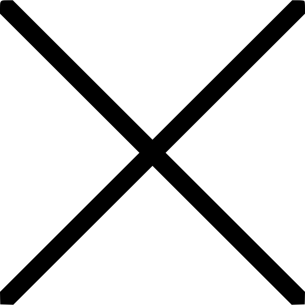 Block Cancel Cross Wrong Comments - X Svg (980x982), Png Download