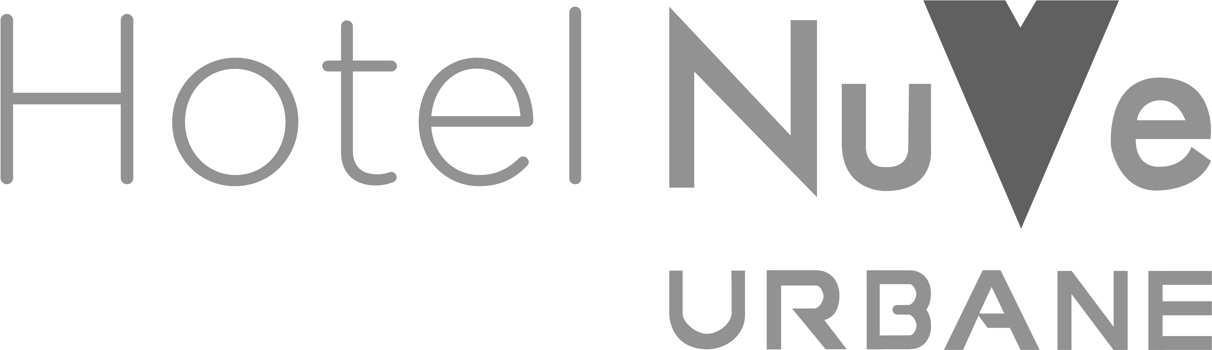 Cropped Hotel Nuve Urbane Logo - Hotel (3911x1997), Png Download