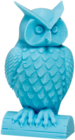 A 3d Printed Owl - 3d Printed Owl Png (852x567), Png Download