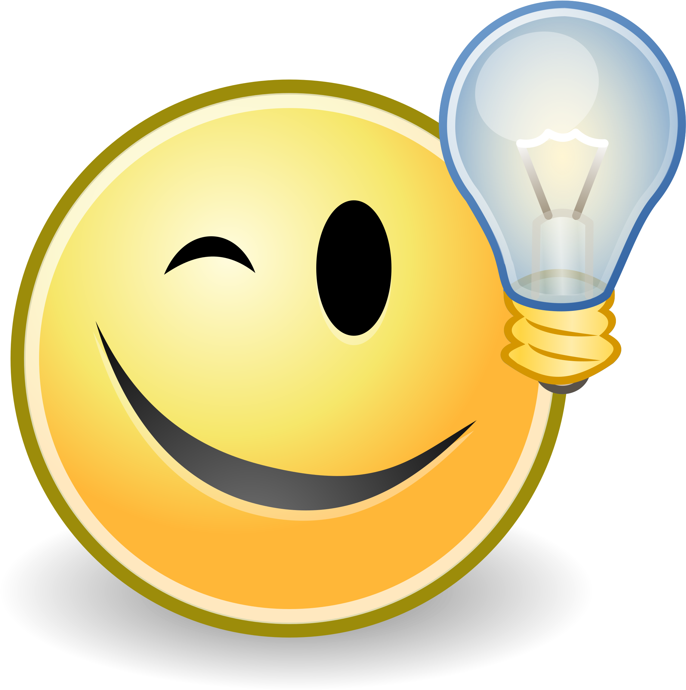 This Free Icons Png Design Of Tango Face Tip / Help (2400x2400), Png Download
