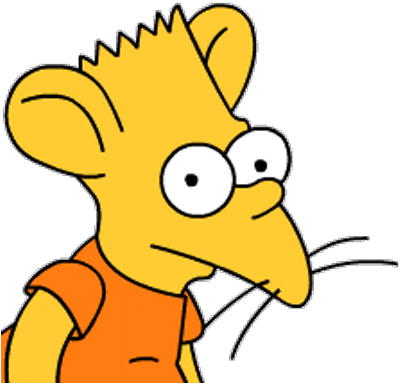 Bart Rata Png - Niño Rata Png Cara (400x400), Png Download