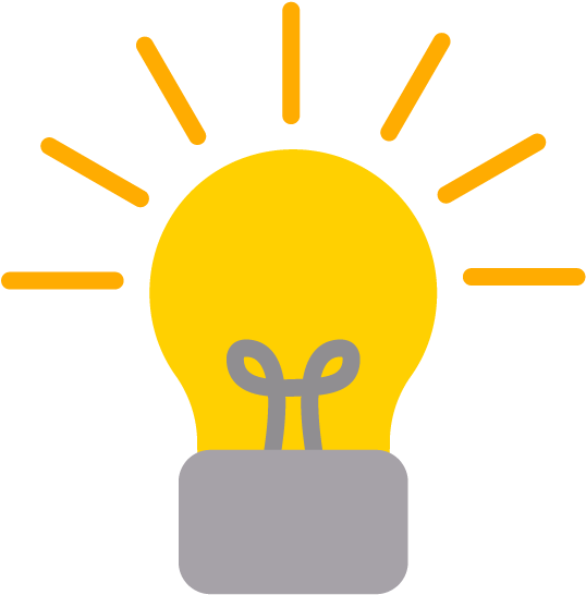Tip Icon Tip Icon - Light Bulb Idea (647x601), Png Download