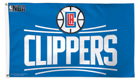 La Clippers Flag - La Clippers Logo 2017 (500x667), Png Download