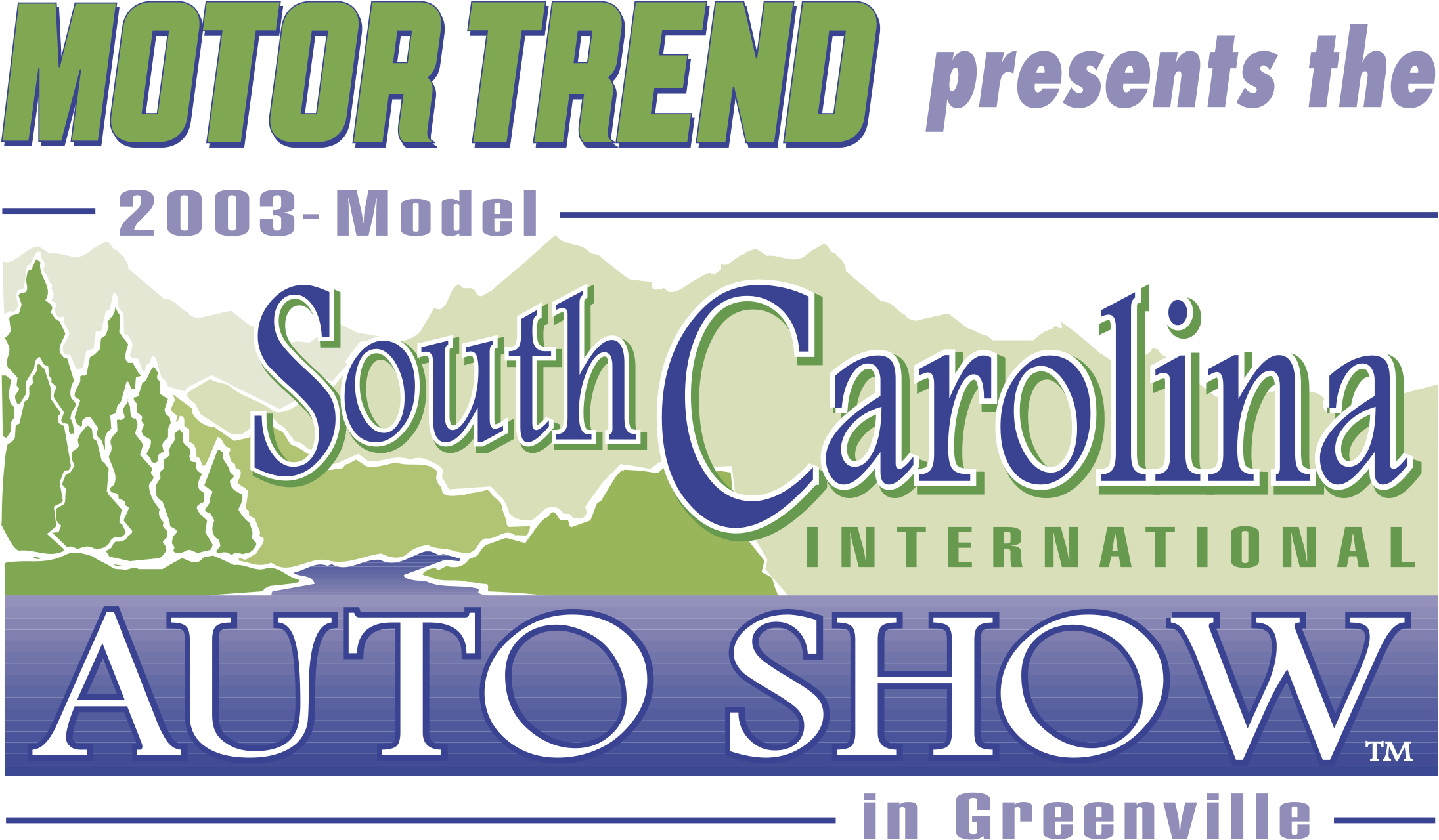 South Carolina International Auto Show Logo Png Transparent - Poly/cotton Twill Banner-screen Printed (2400x2400), Png Download