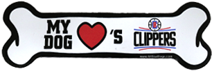 La Clippers Bone Car Magnet - Illinois State University Bone Magnet (360x480), Png Download