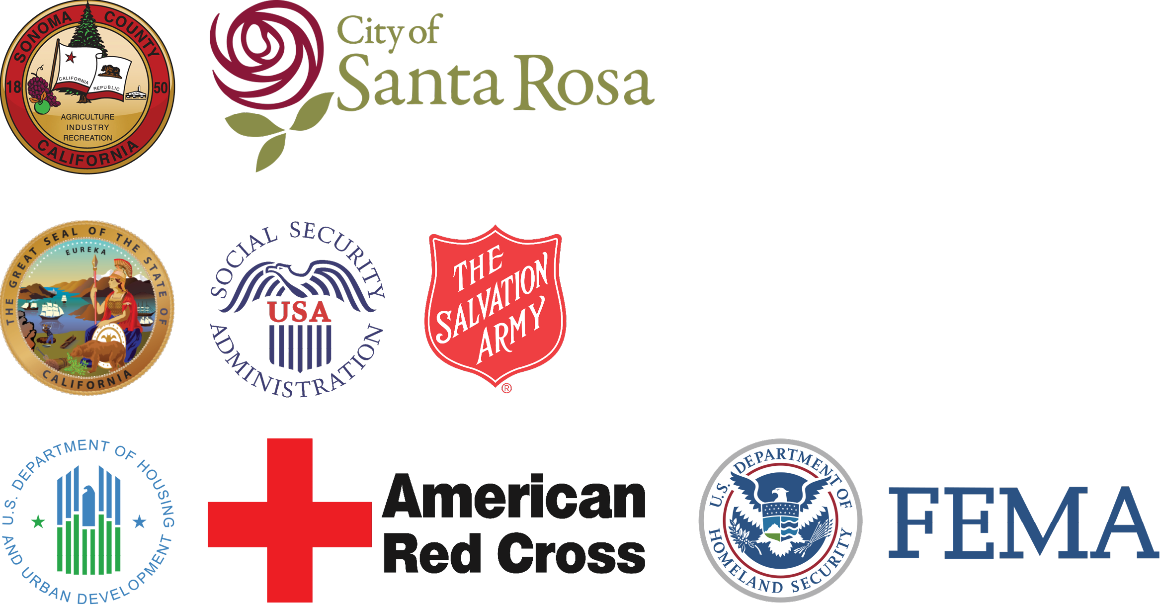 Logo Footer Basic Needs - Fema Popular Opinion Rectangle Magnet (2334x1219), Png Download