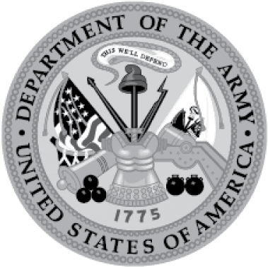 Department Of The Army (500x383), Png Download