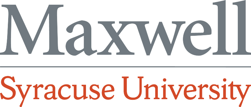 Maxwell Vertical Configuration Featuring School Wordmark - Maxwell Syracuse University Logo (800x341), Png Download