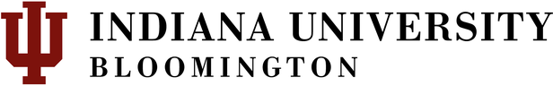 International Service Begins Here - Indiana University Logo Black And White (615x424), Png Download
