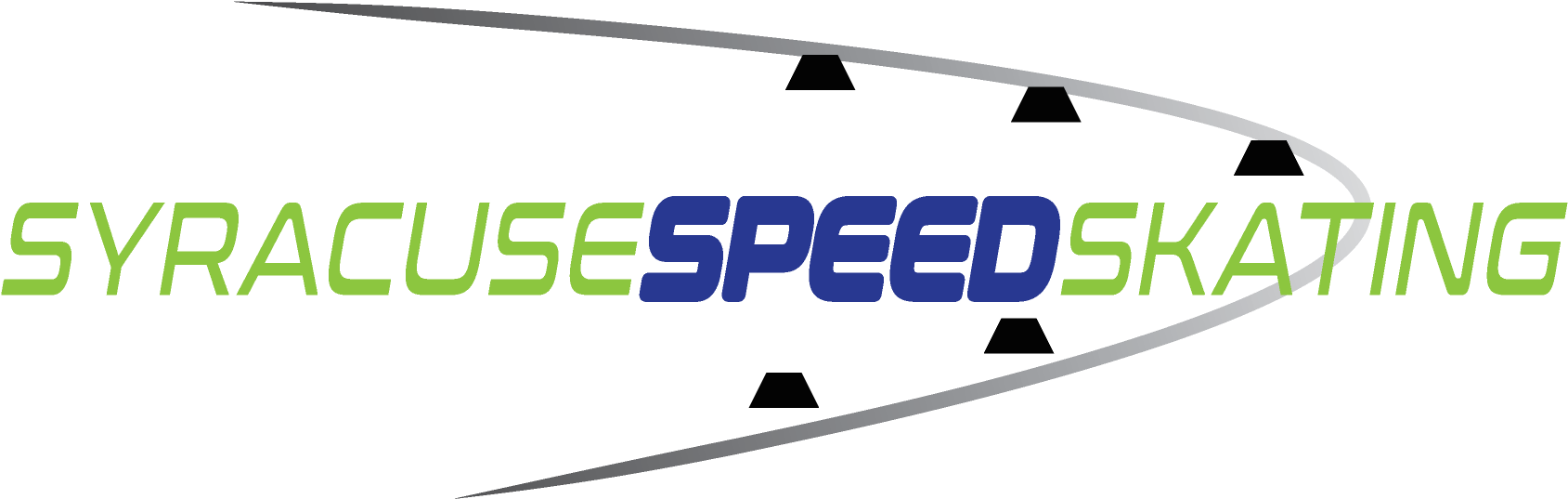 Syracuse Speed Skating Club - Speed Skating (1829x643), Png Download