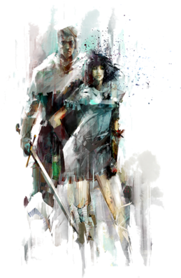 Guild Wars 2 Wiki Français - Guild Wars 2 Handmade Illustration (300x400), Png Download
