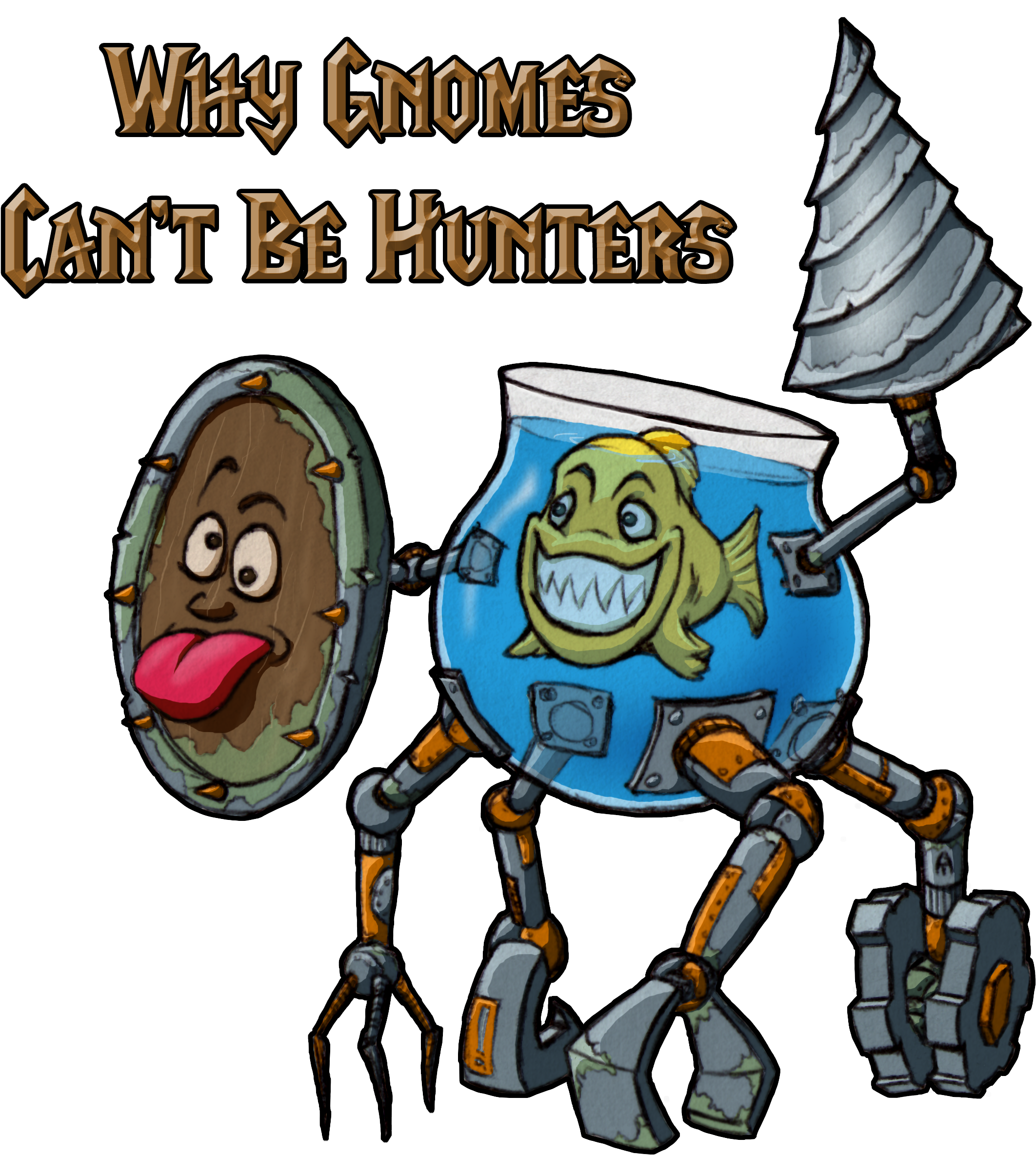 Why - Gnomes Can't Be Hunters Trucker Hat, White And Black, (3000x3000), Png Download