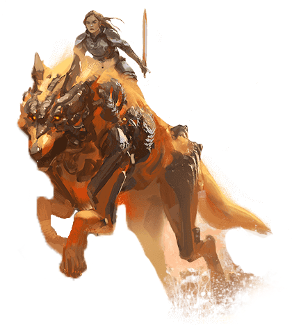 Of Guild Wars 2's Mounts, Ranked From The Least Useful - Guild Wars 2 Jackal (431x522), Png Download