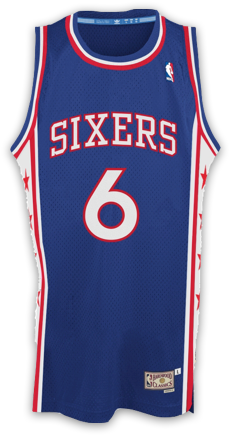 1971 - - Allen Iverson Philadelphia 76ers Adidas Throwback "the (300x450), Png Download
